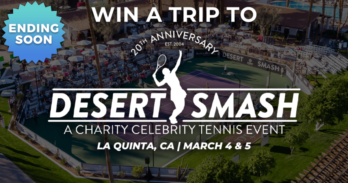 Win a VIP Trip to Experience the 2024 Desert Smash Prizeo